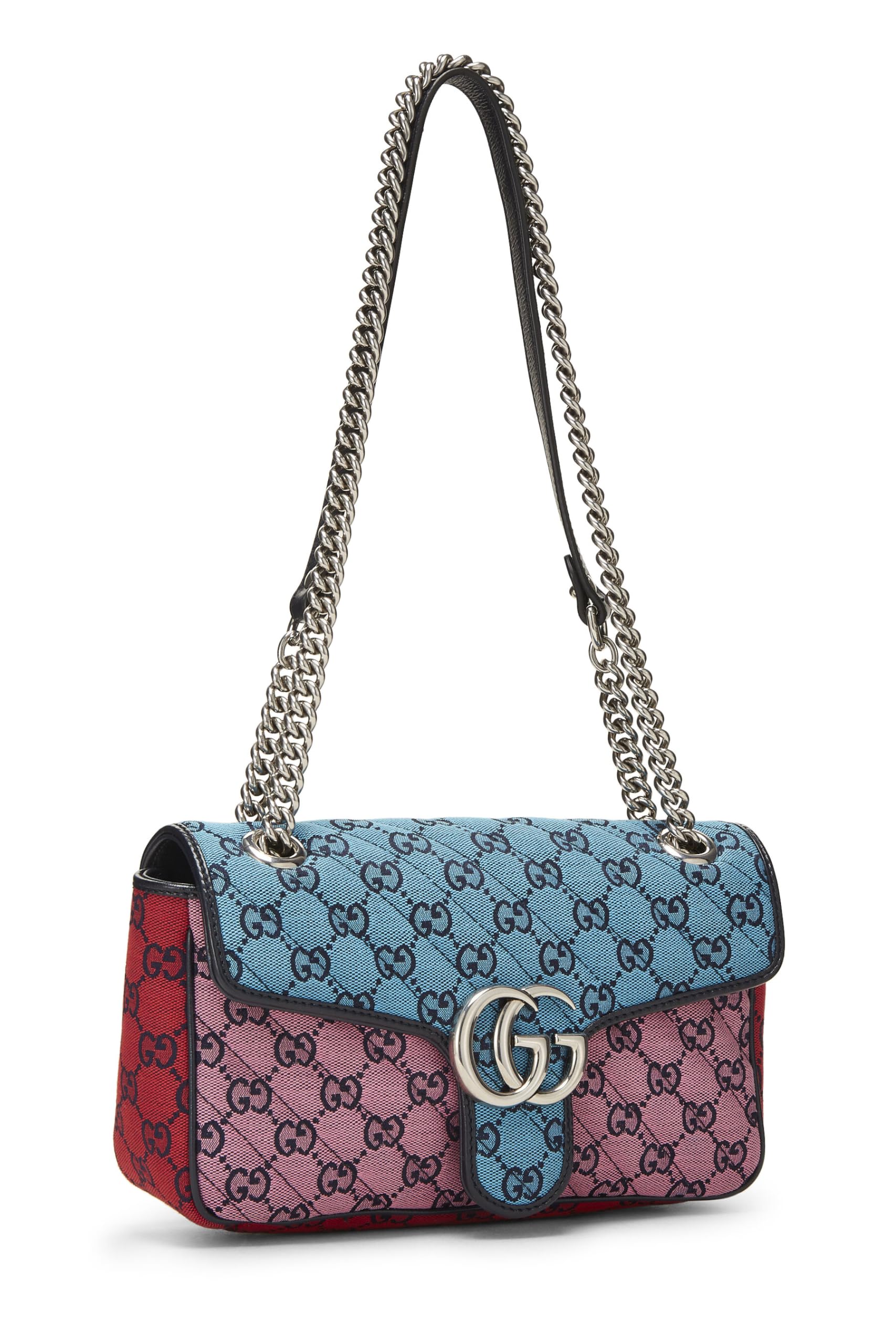 Gucci,  Multicolor GG Canvas Marmont Shoulder Bag Small, Multi