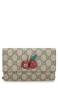 Gucci,  Original GG Supreme Canvas Cherry Convertible Clutch Mini, Red