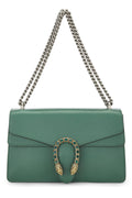 Gucci,  Green Leather Dionysus Shoulder Bag Small, Green
