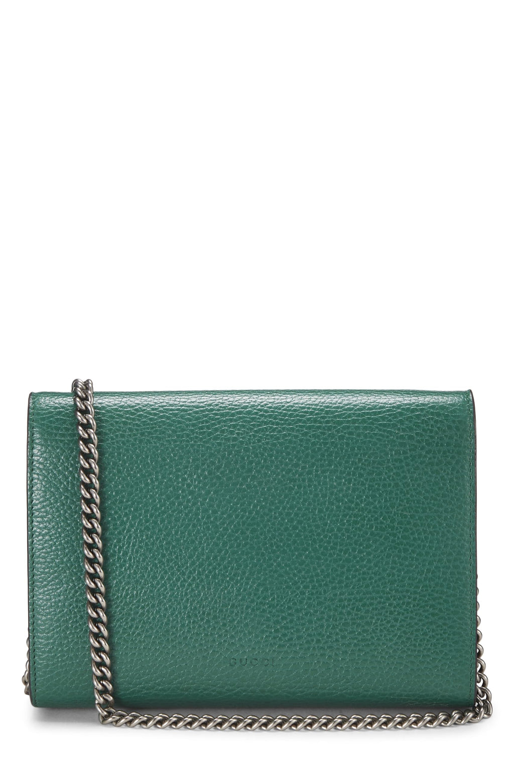 Gucci,  Green Leather Dionysus Shoulder Bag Small, Green