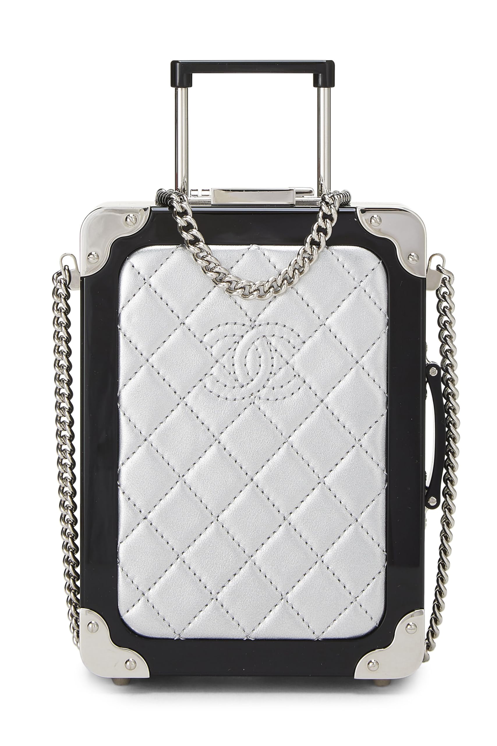 Chanel,  Lambskin & Perspex Evening In The Air 'CC' Trolley MinaudiÃƒÆ’Ã‚Â¨re Chain Clutch, Multi