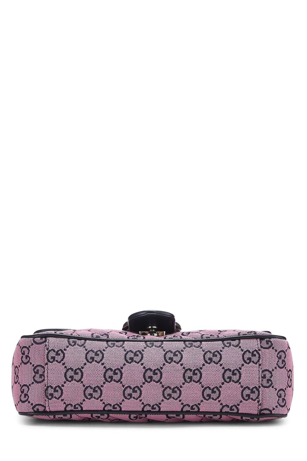 Gucci,  Pink Canvas GG Marmont Shoulder Bag Small, Pink