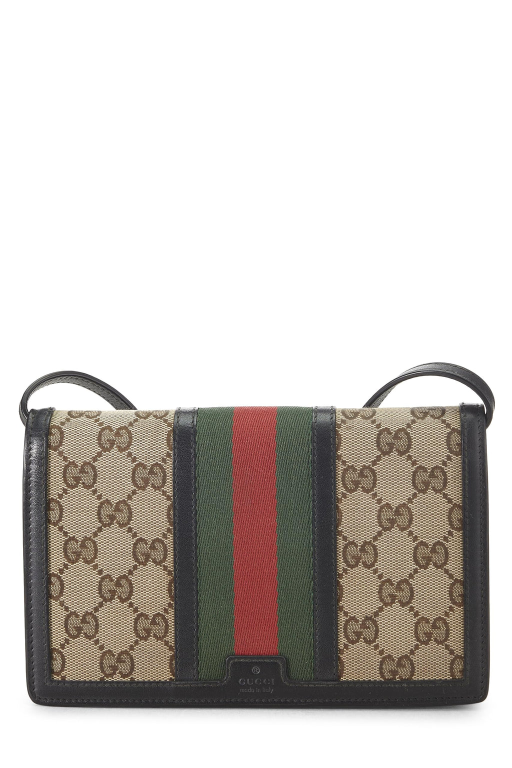 Gucci,  Original Gucci Canvas Web Crossbody, Brown