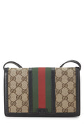 Gucci,  Original Gucci Canvas Web Crossbody, Brown