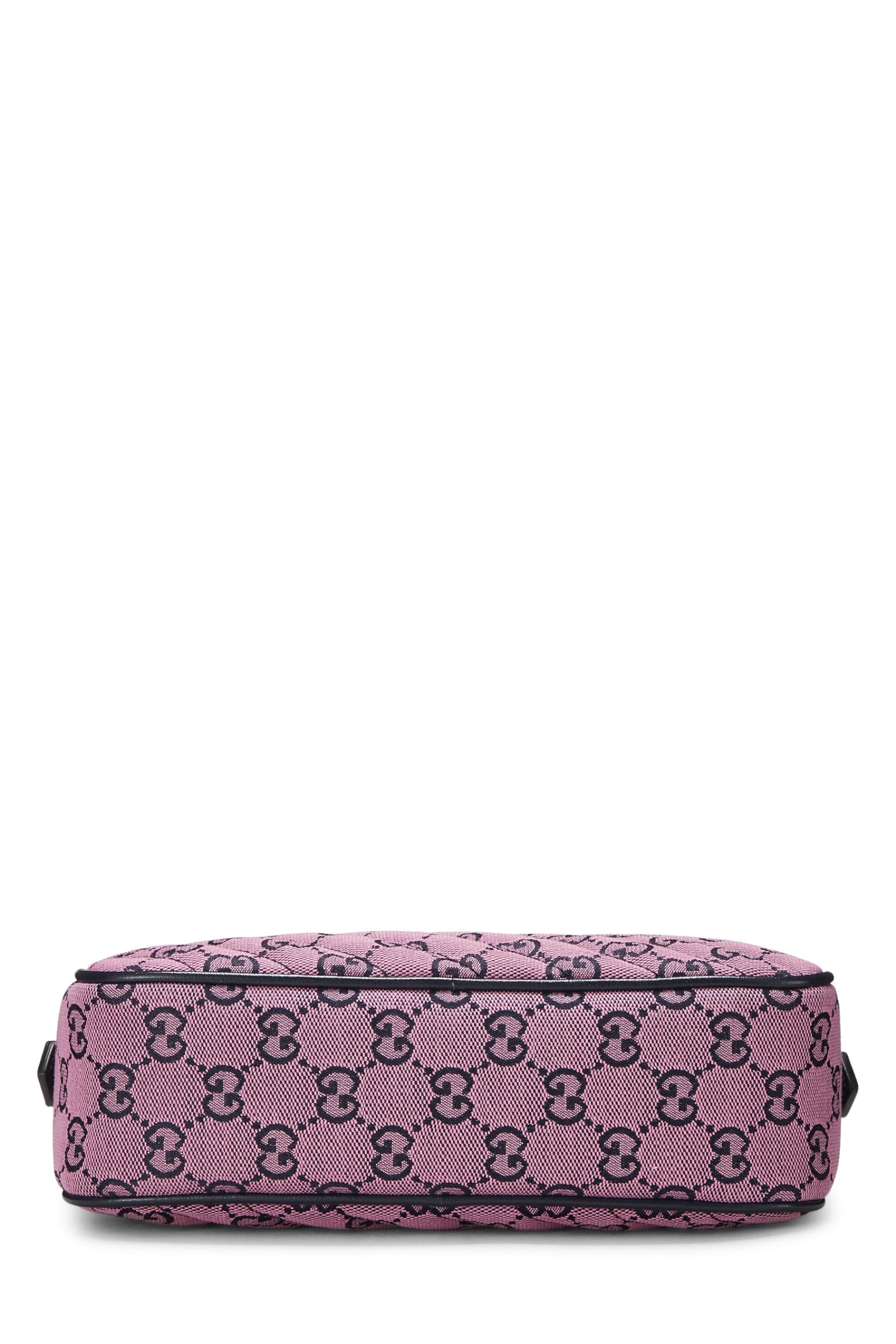 Gucci,  Pink Original Gucci Canvas Marmont Crossbody Small, Pink