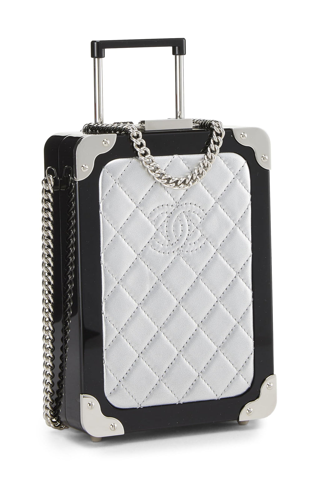 Chanel,  Lambskin & Perspex Evening In The Air 'CC' Trolley MinaudiÃƒÆ’Ã‚Â¨re Chain Clutch, Multi