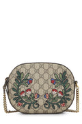 Gucci,  Original Gucci Supreme Canvas Floral Crossbody Bag Mini, Brown