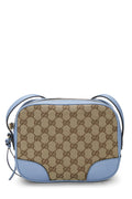 Gucci,  Blue Original Gucci Canvas Bree Crossbody, Blue