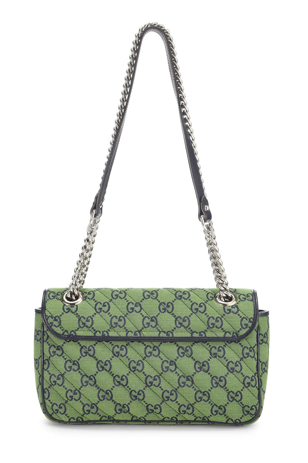 Gucci,  Green Original GG Canvas Marmont Shoulder Bag Small, Green