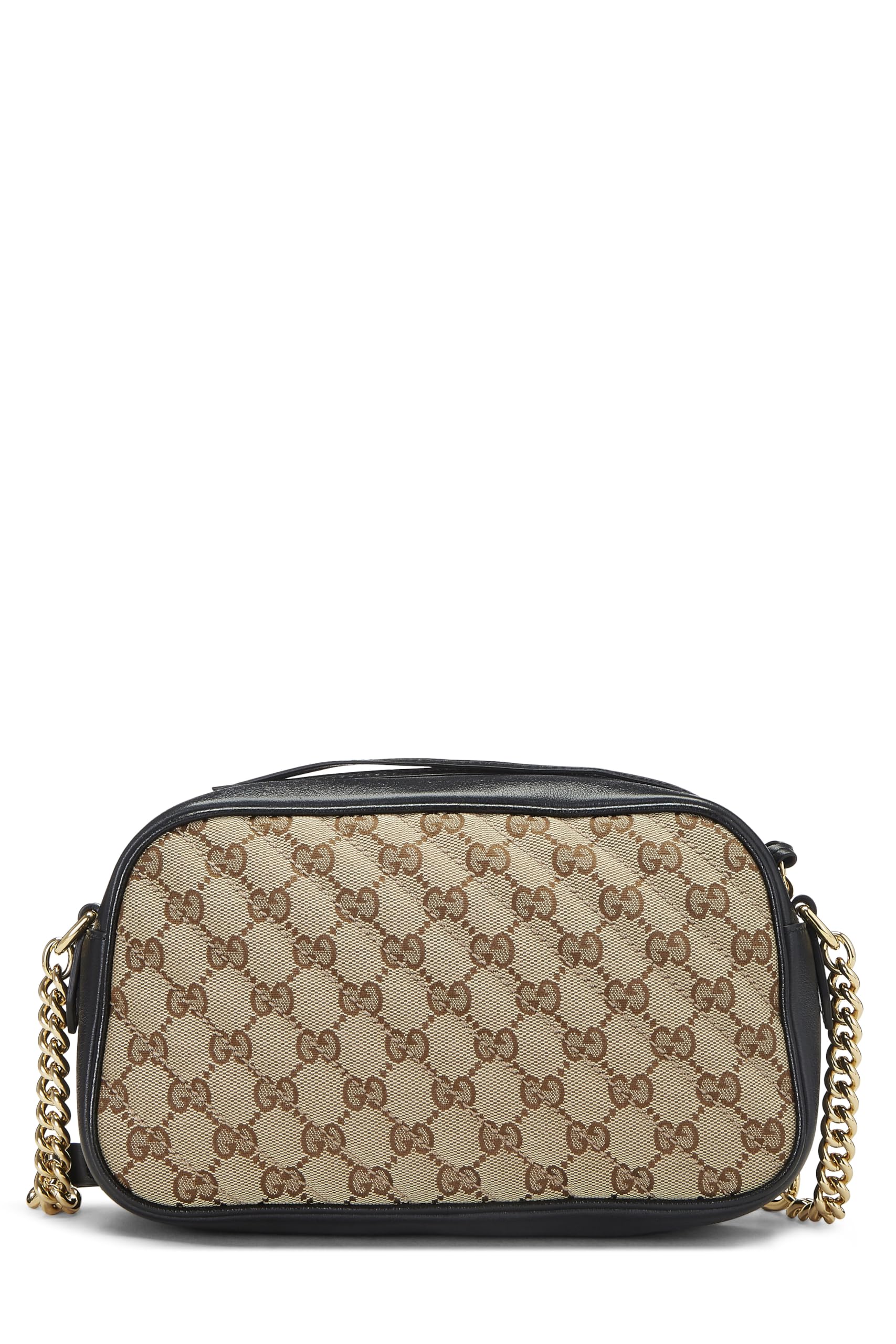 Gucci,  Original Gucci Canvas Marmont Crossbody Small, Black