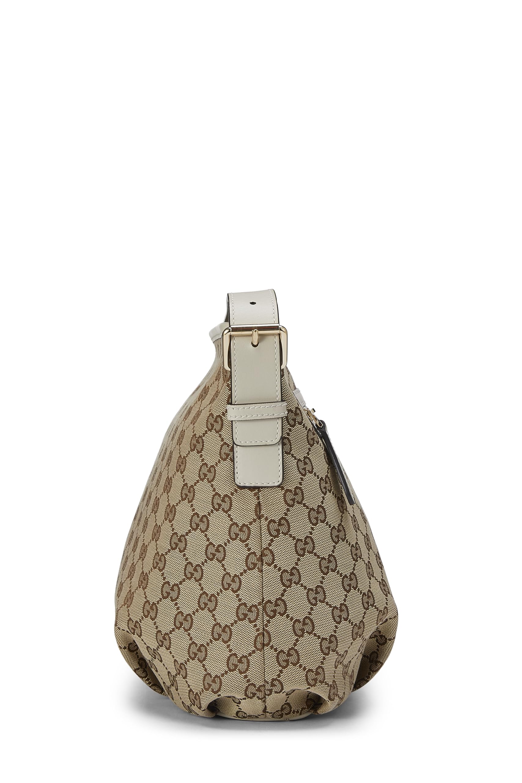 Gucci,  Original Gucci Canvas Zip Pocket Crossbody Large, White