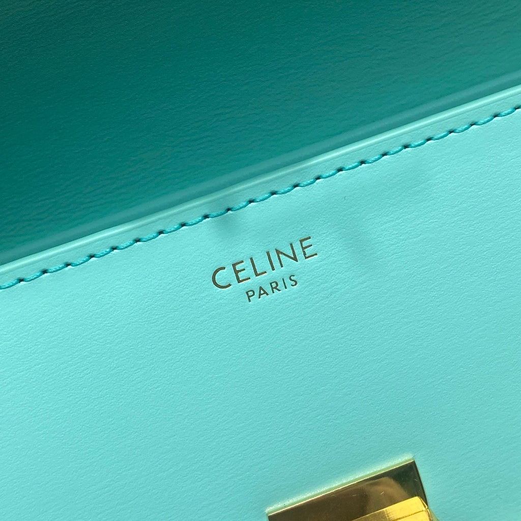 Triomphe Shoulder Bag Mint Green For Women 8in/20cm