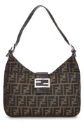 Fendi,  Brown Zucca Canvas Shoulder Bag, Brown