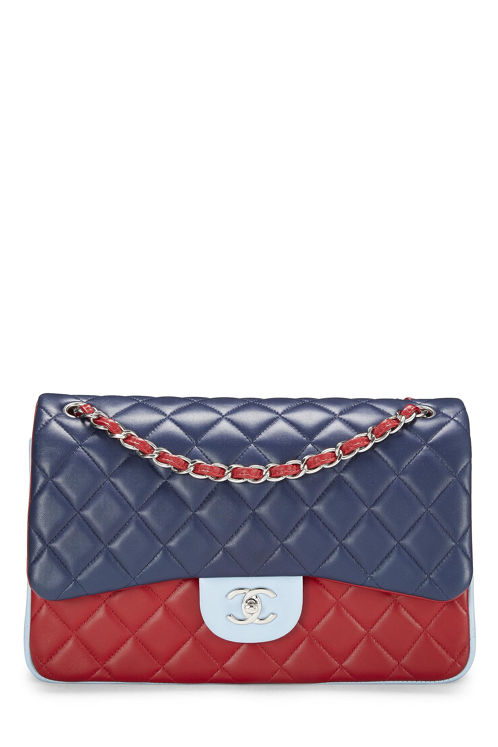 Chanel,  Multicolor Quilted Lambskin New Classic Double Flap Jumbo, Multi
