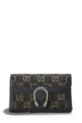 Gucci,  Black Denim Dioronysus Crossbody Super Mini, Black