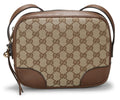 Gucci,  Brown Original Gucci Canvas Bree Crossbody, Brown