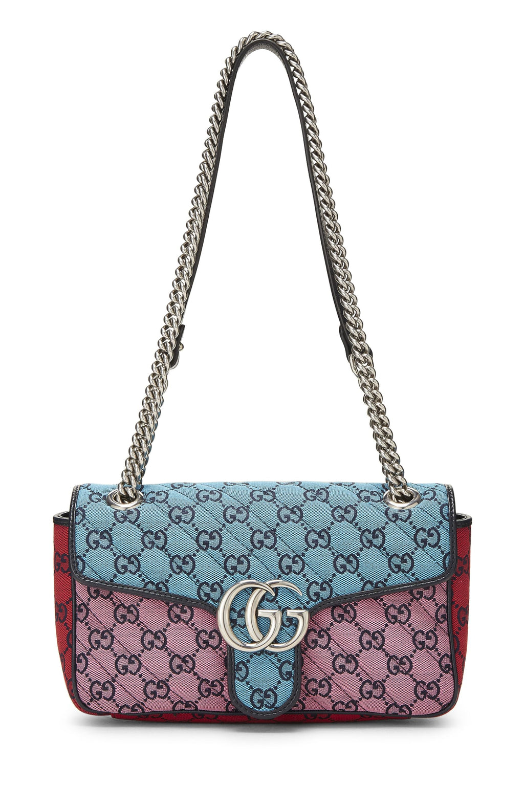 Gucci,  Multicolor GG Canvas Marmont Shoulder Bag Small, Multi