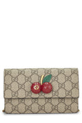 Gucci,  Original GG Supreme Canvas Cherry Convertible Clutch Mini, Red