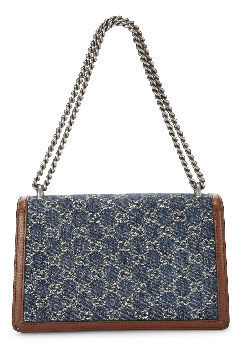 Gucci,  Blue Denim Dionysus Shoulder Bag Small, Blue