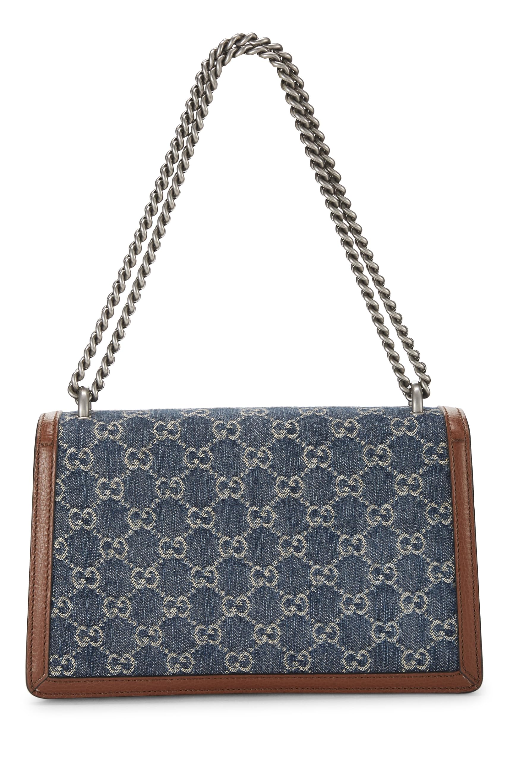 Gucci,  Blue Denim Dionysus Shoulder Bag Small, Blue
