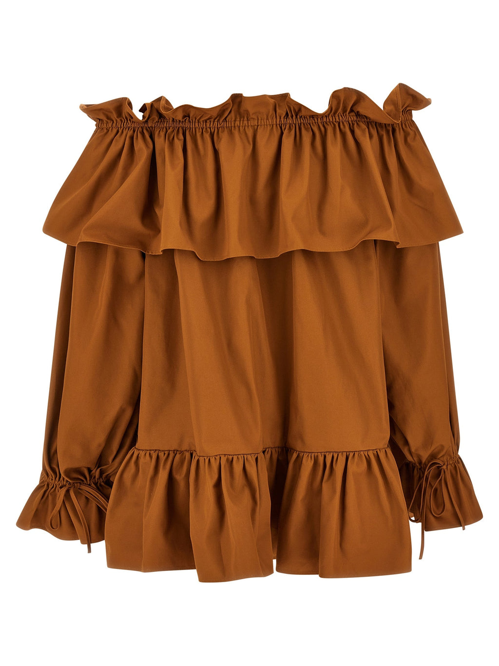 Saint Laurent Women's Flounces Mini Dress