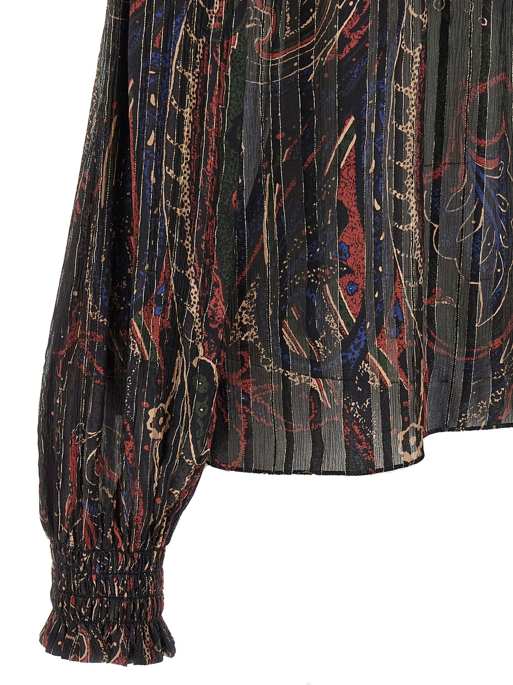 Saint Laurent Women's Smock Stitch Blouse