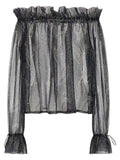 Saint Laurent Women's Lurex Blouse