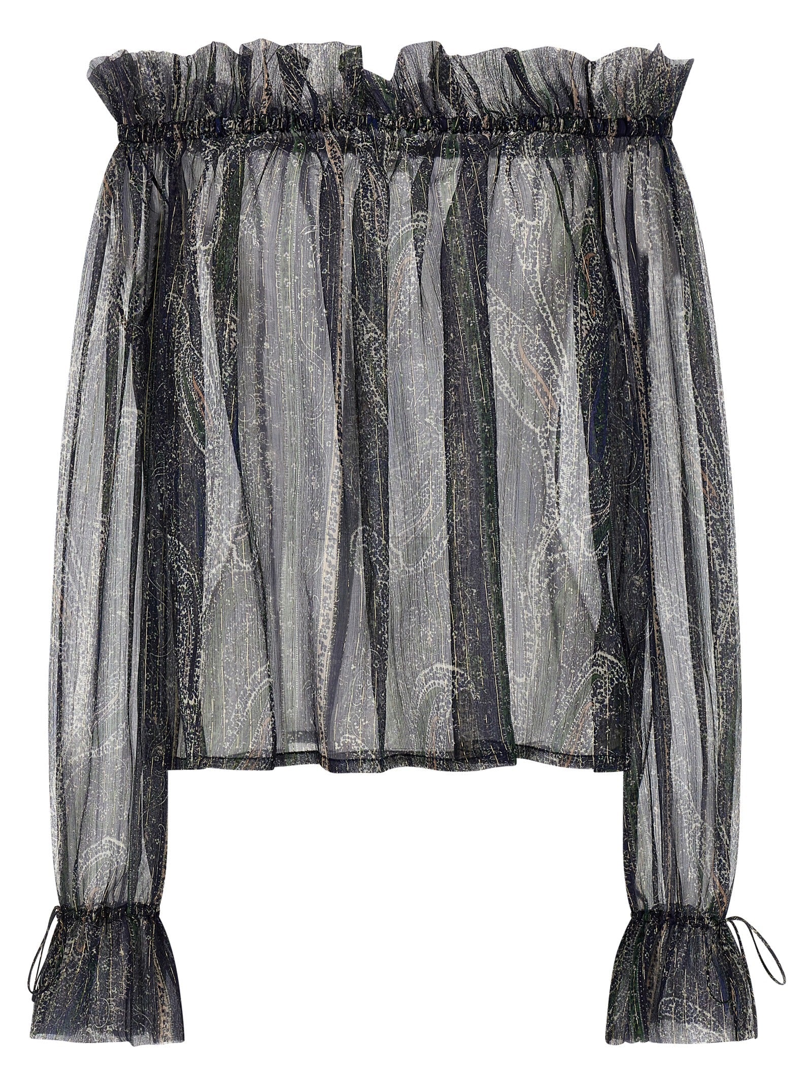 Saint Laurent Women's Lurex Blouse