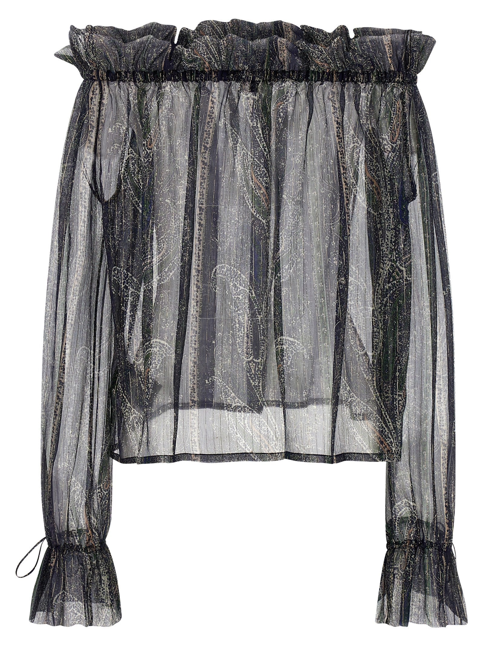 Saint Laurent Women's Lurex Blouse