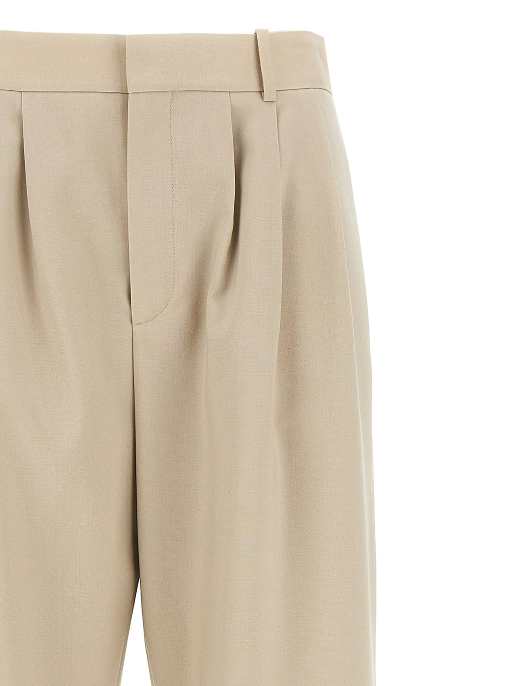 Saint Laurent Women's Pleat Pants