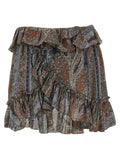 Saint Laurent Women's All Over Print Skirt