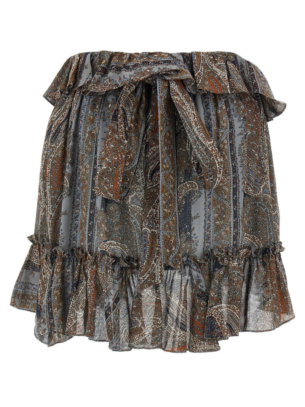 Saint Laurent Women's All Over Print Skirt