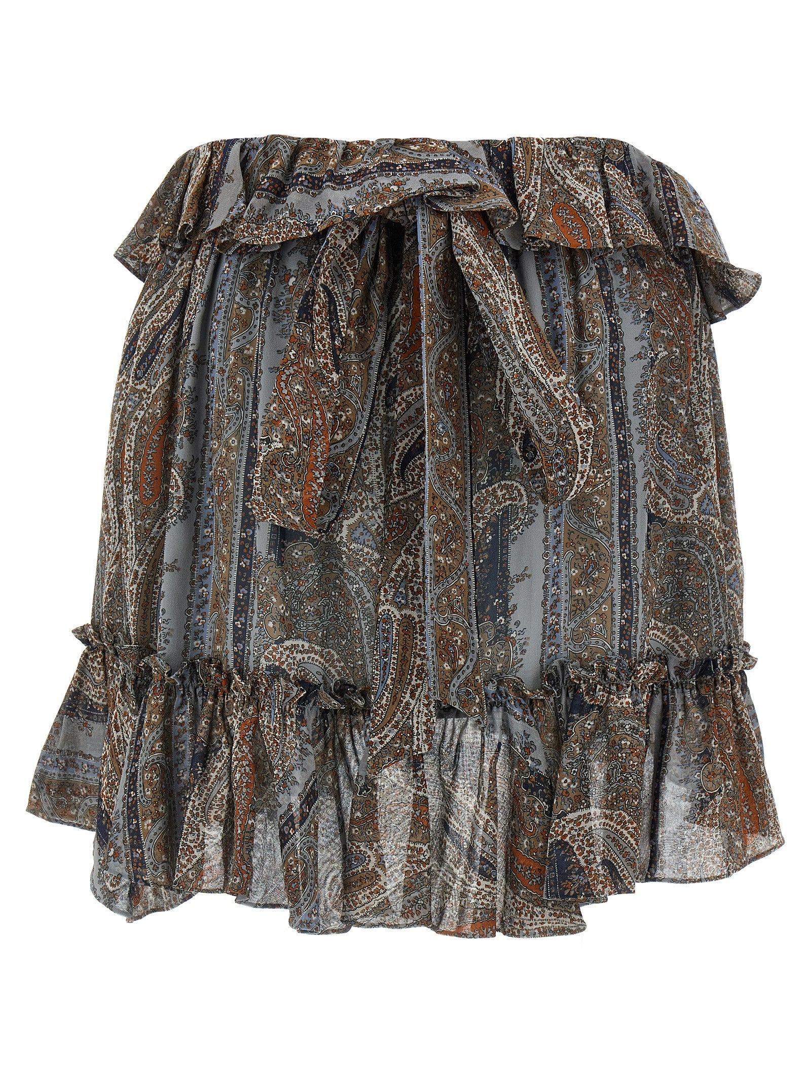 Saint Laurent Women's All Over Print Skirt