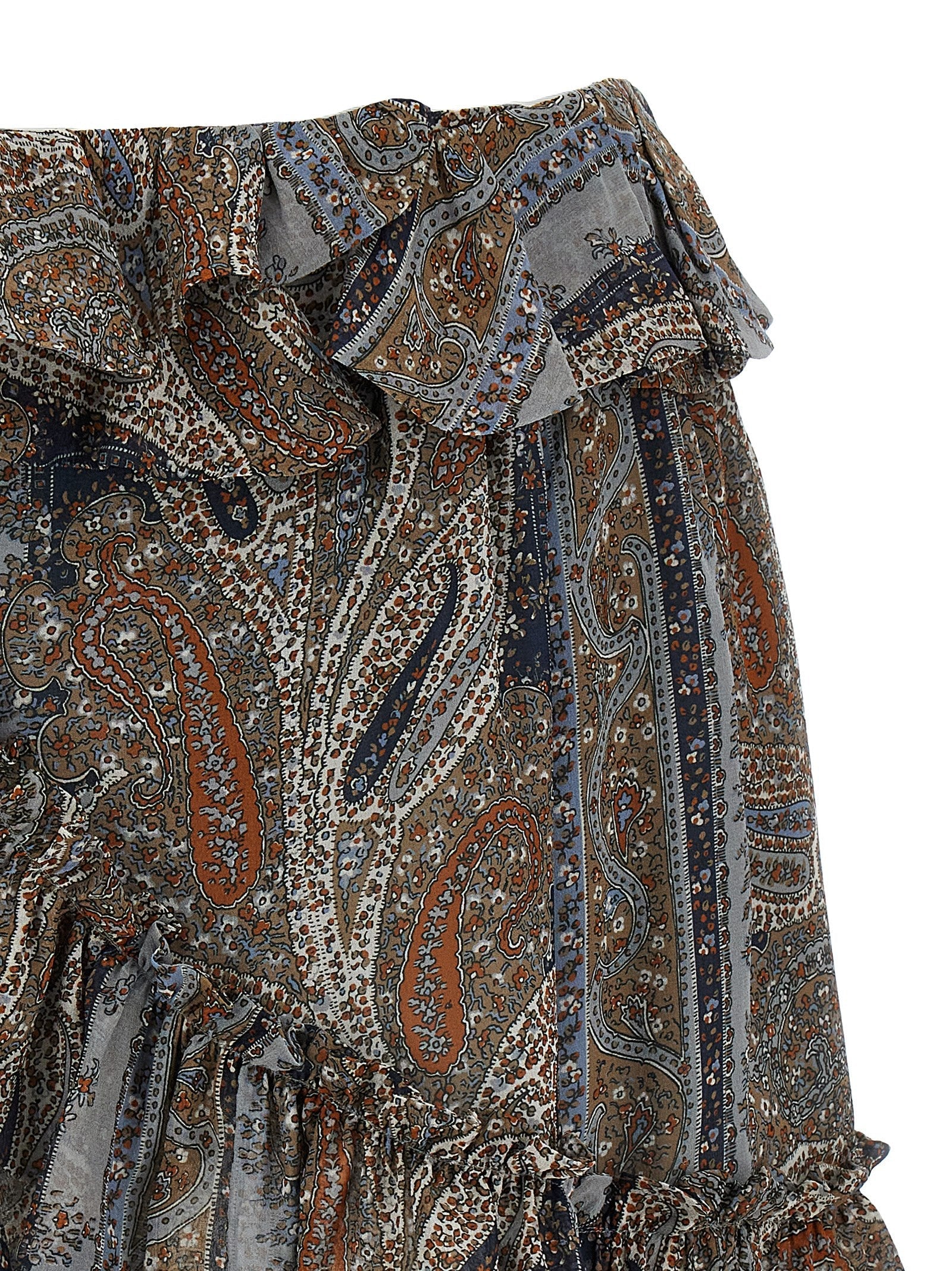 Saint Laurent Women's All Over Print Skirt