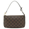 Louis Vuitton Pochette Accessoire  Canvas Clutch Bag