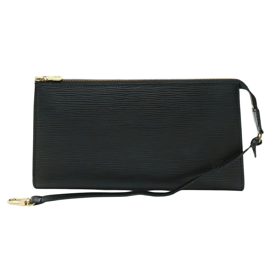 Louis Vuitton Pochette Accessoire  Leather Clutch Bag