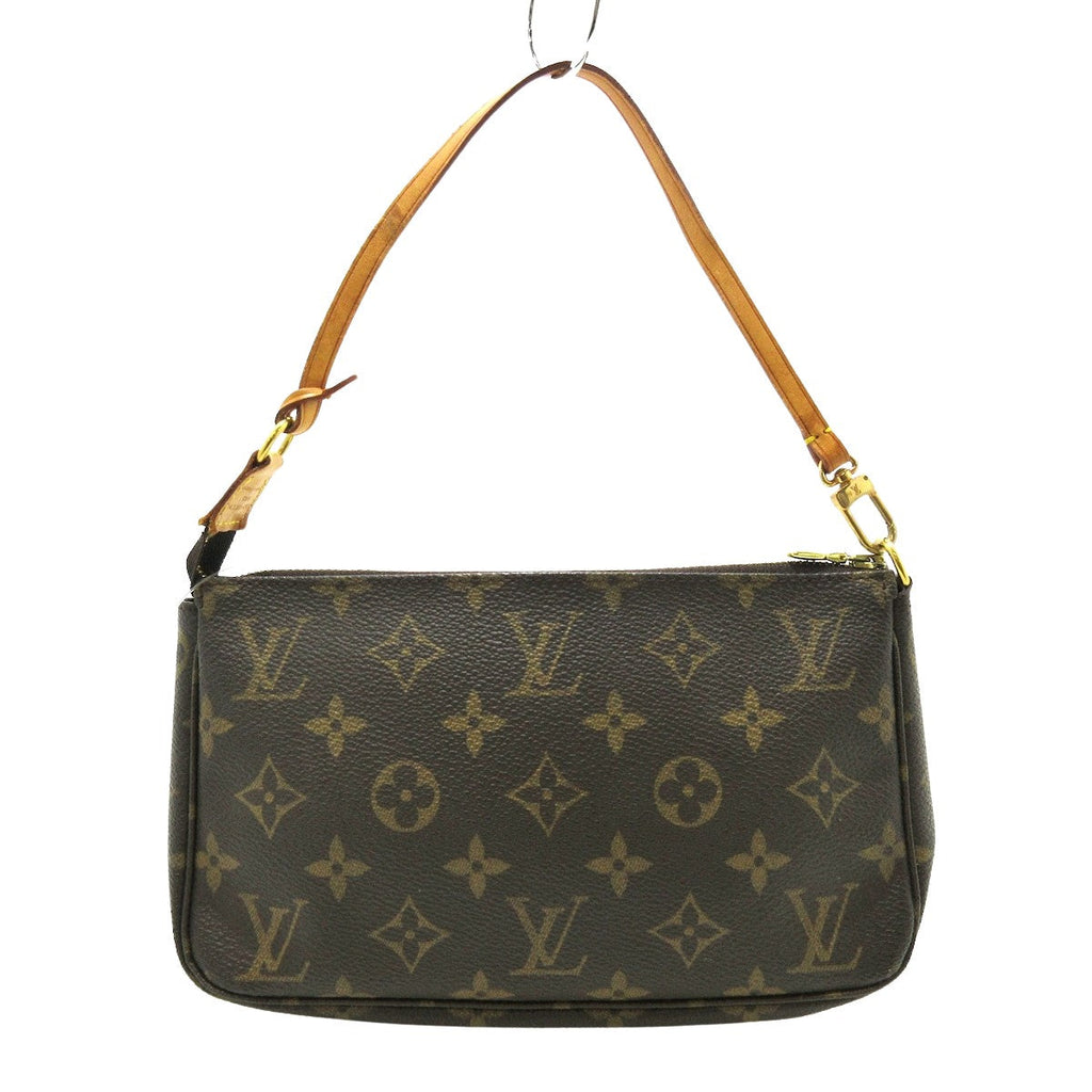 Louis Vuitton Pochette Accessoire  Canvas Clutch Bag