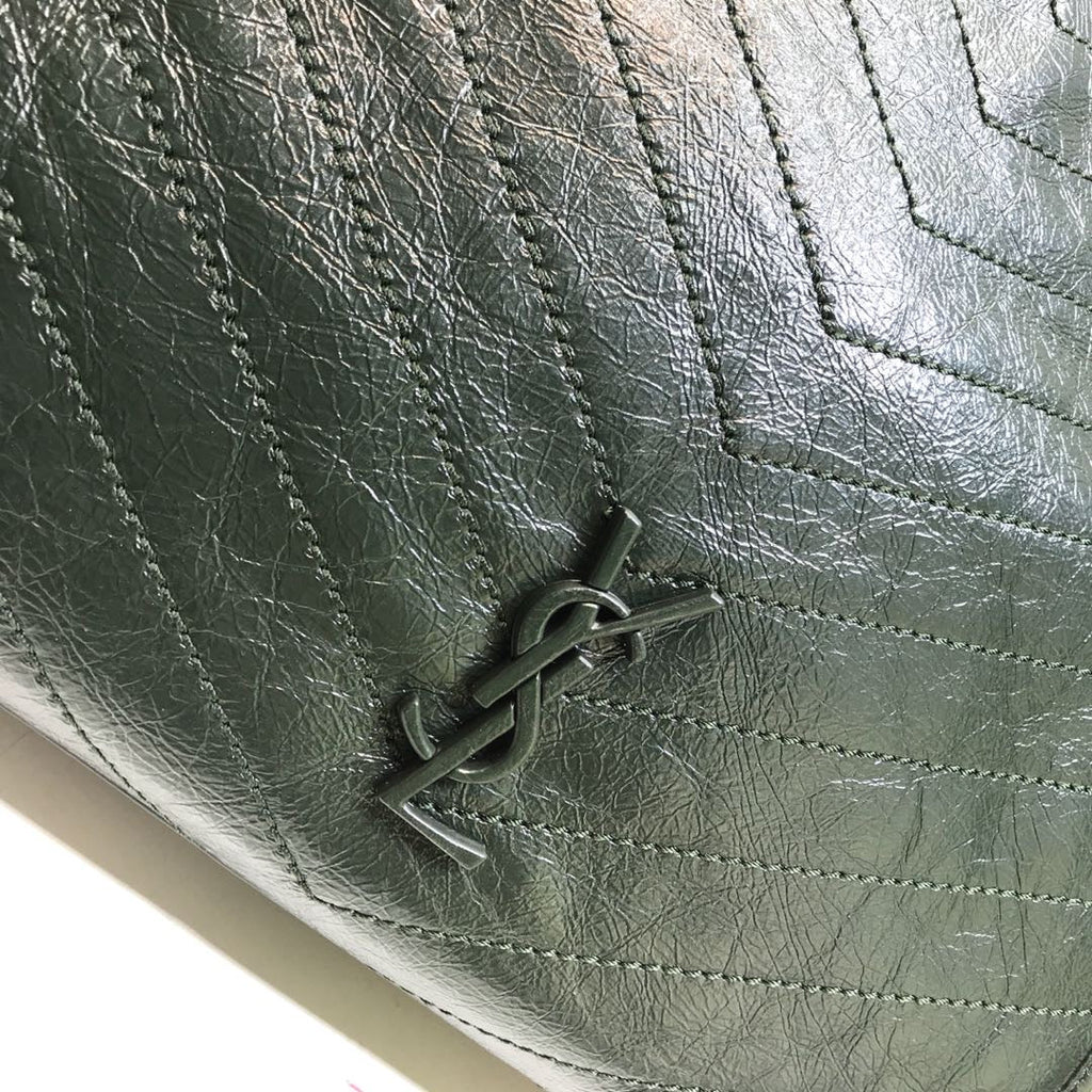 YSSL Niki Medium Shopping Bag Green For Women 12in/32cm YSL