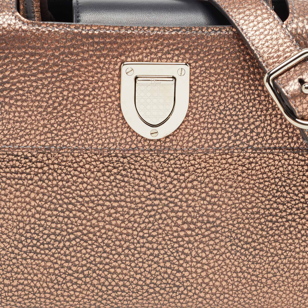 Dior Bronze Leather Mini Diorever Tote