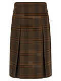 Saint Laurent Women's Prince Of Wales Skirt