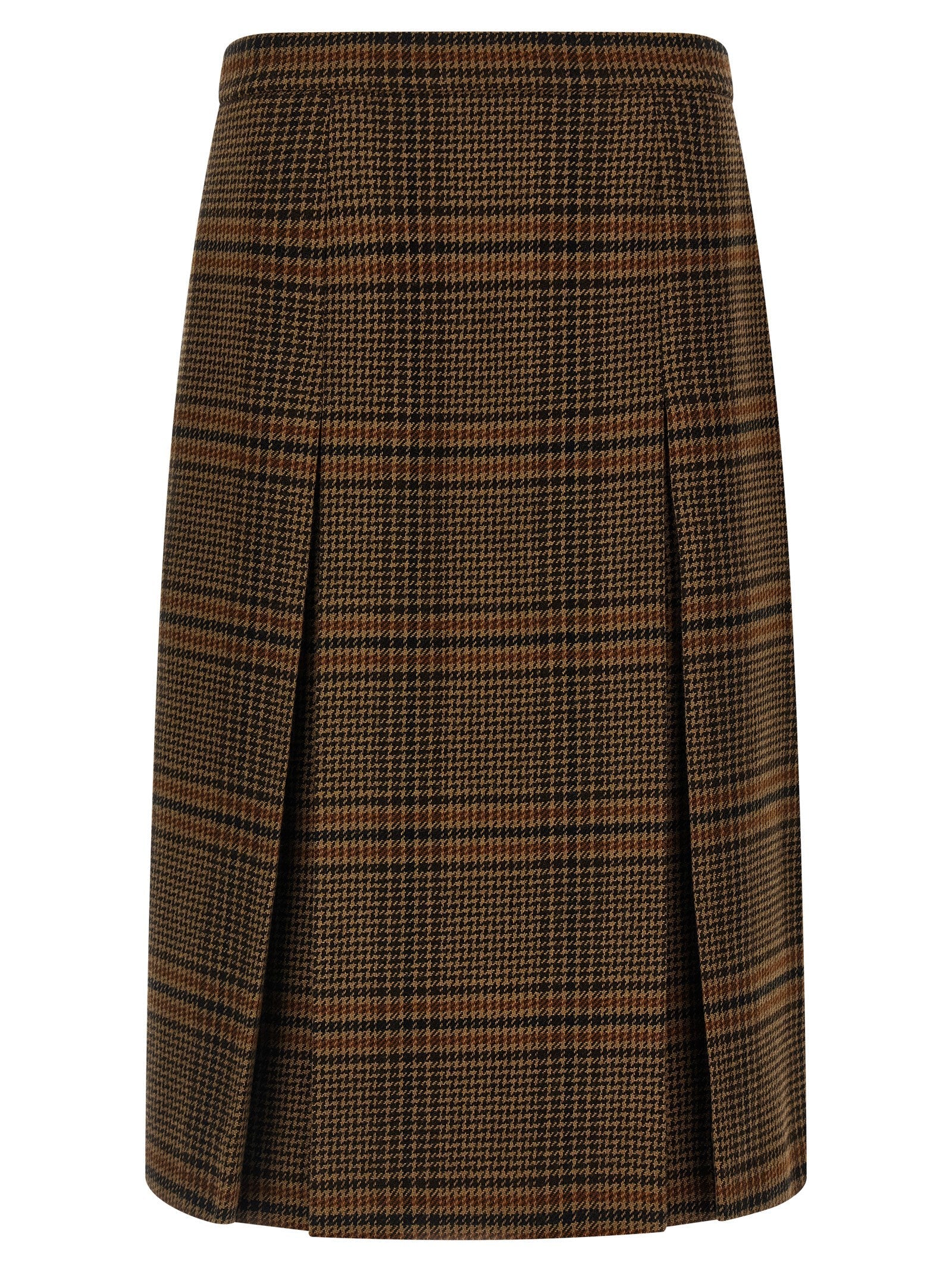 Saint Laurent Women's Prince Of Wales Skirt