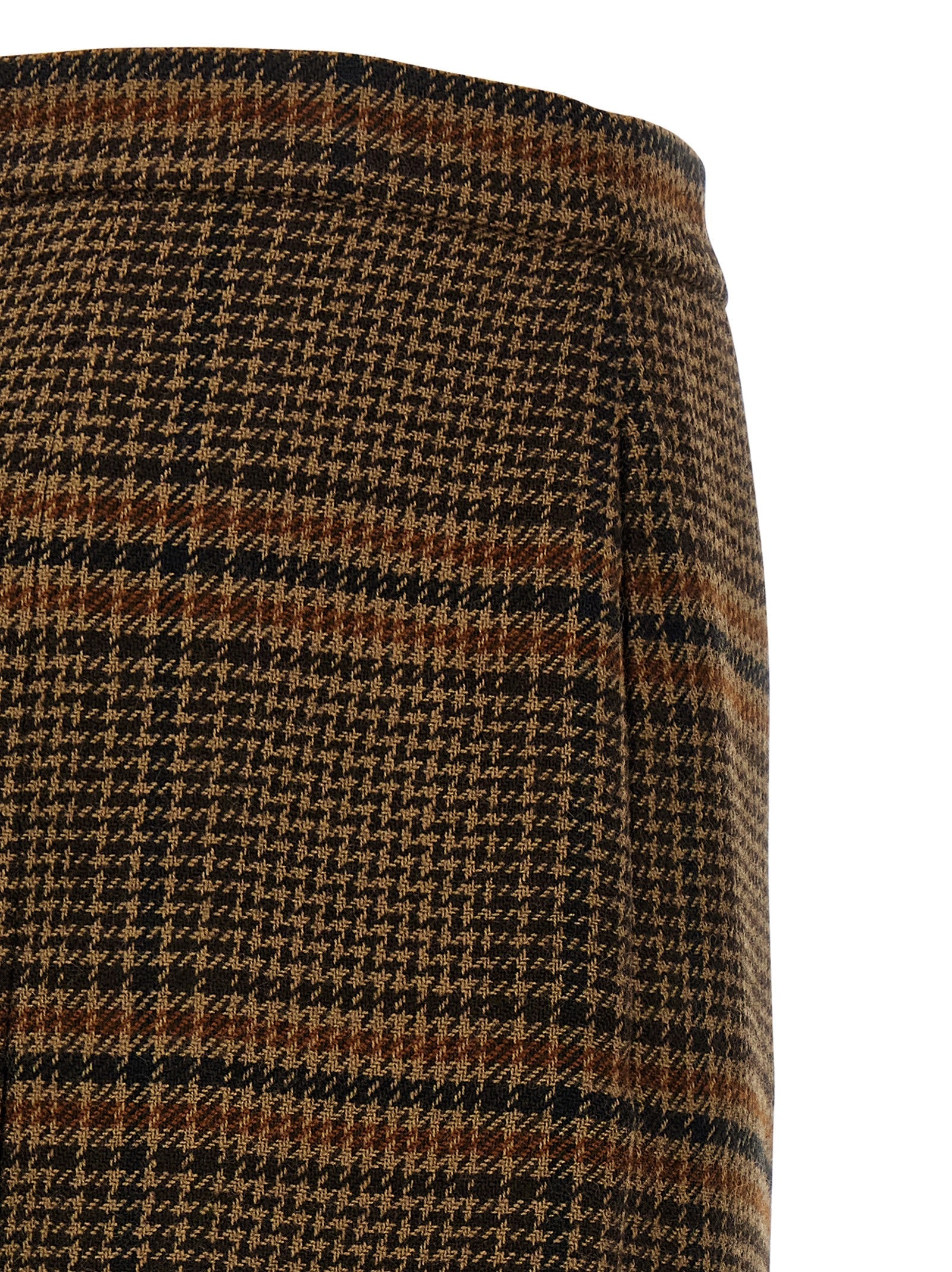 Saint Laurent Women's Prince Of Wales Skirt