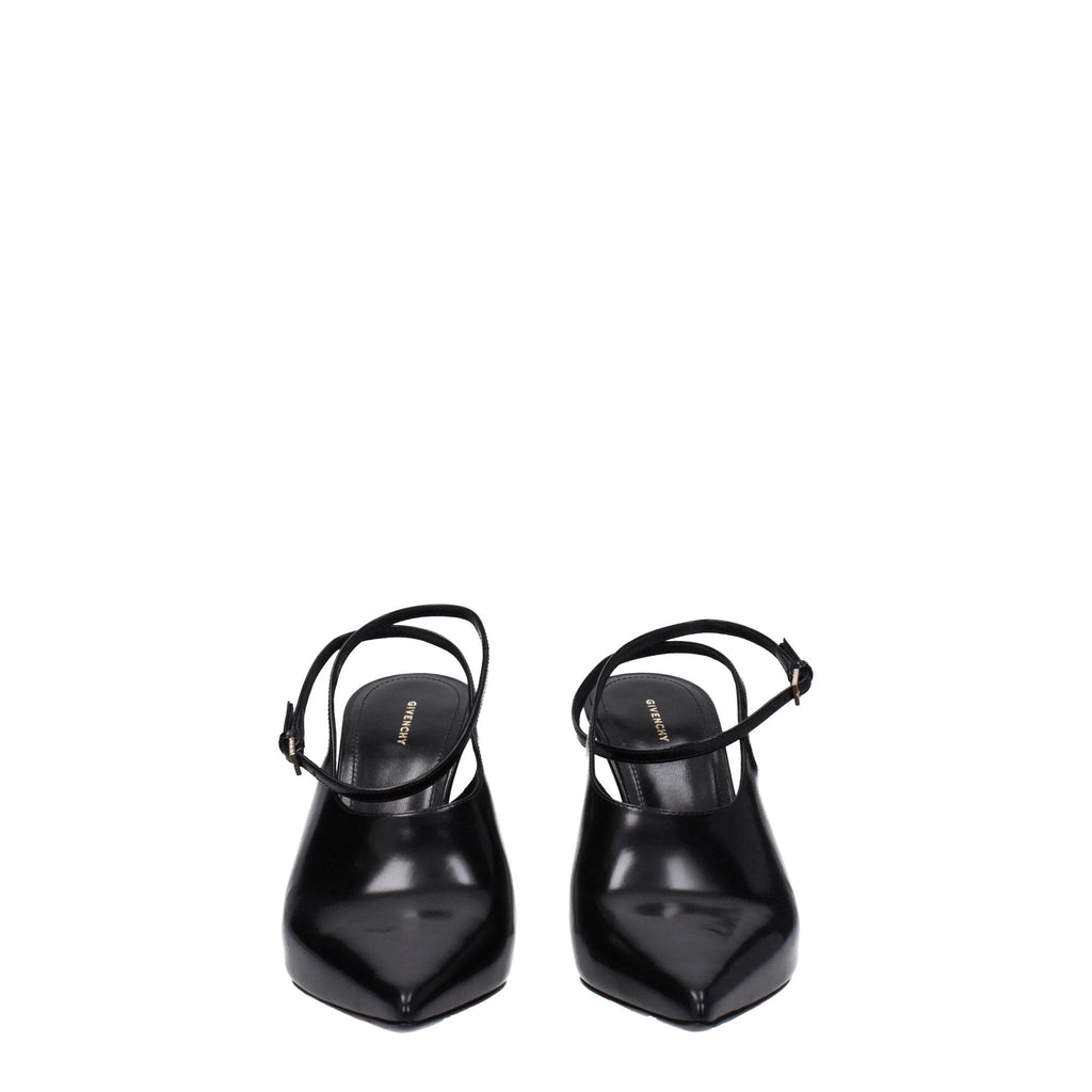 Givenchy Black Leather High Heel Pumps