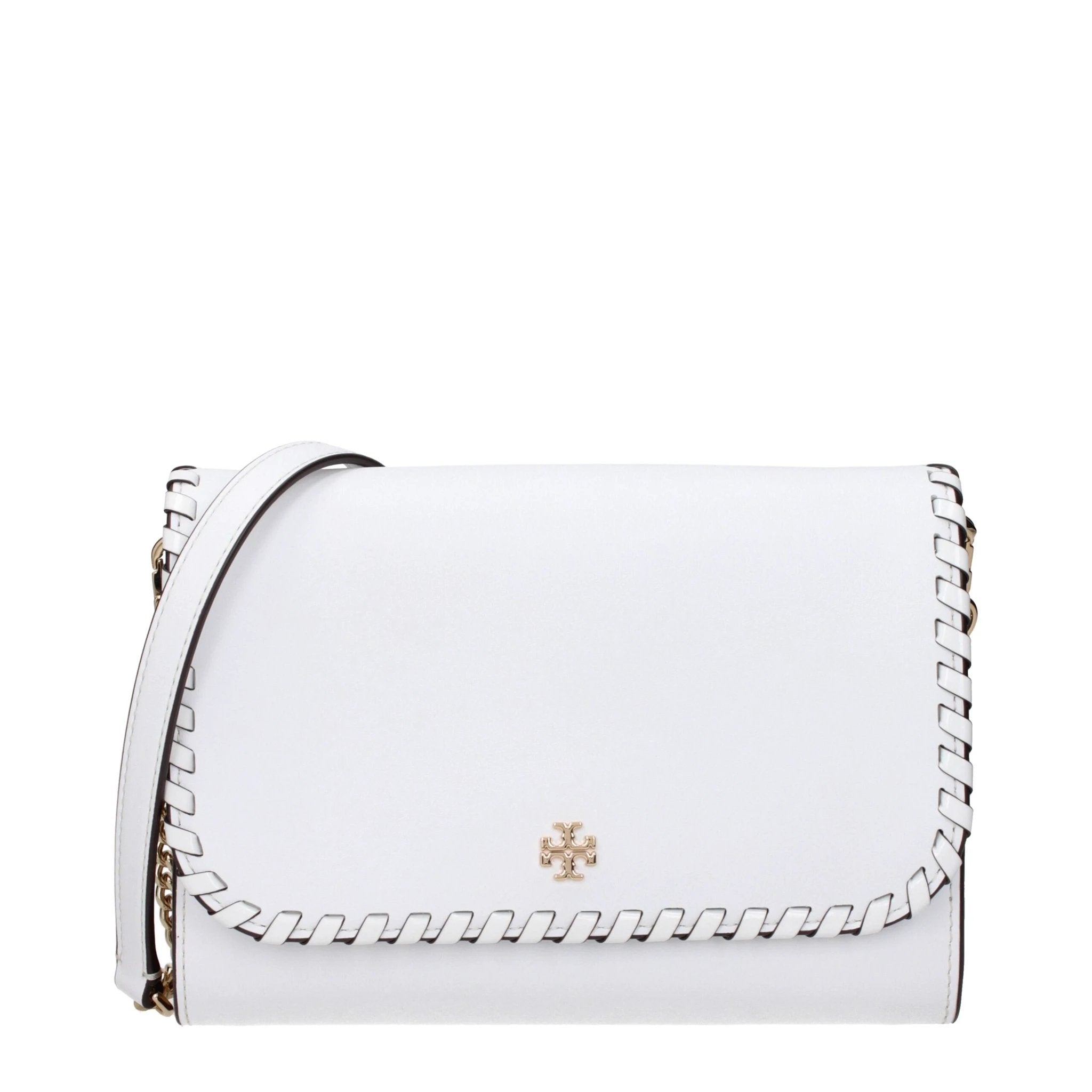 Tory Burch Blue Leather Clutch Bag