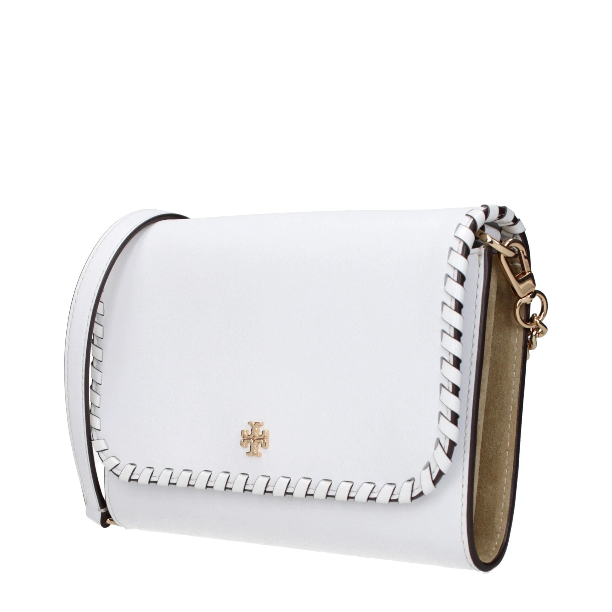 Tory Burch Blue Leather Clutch Bag