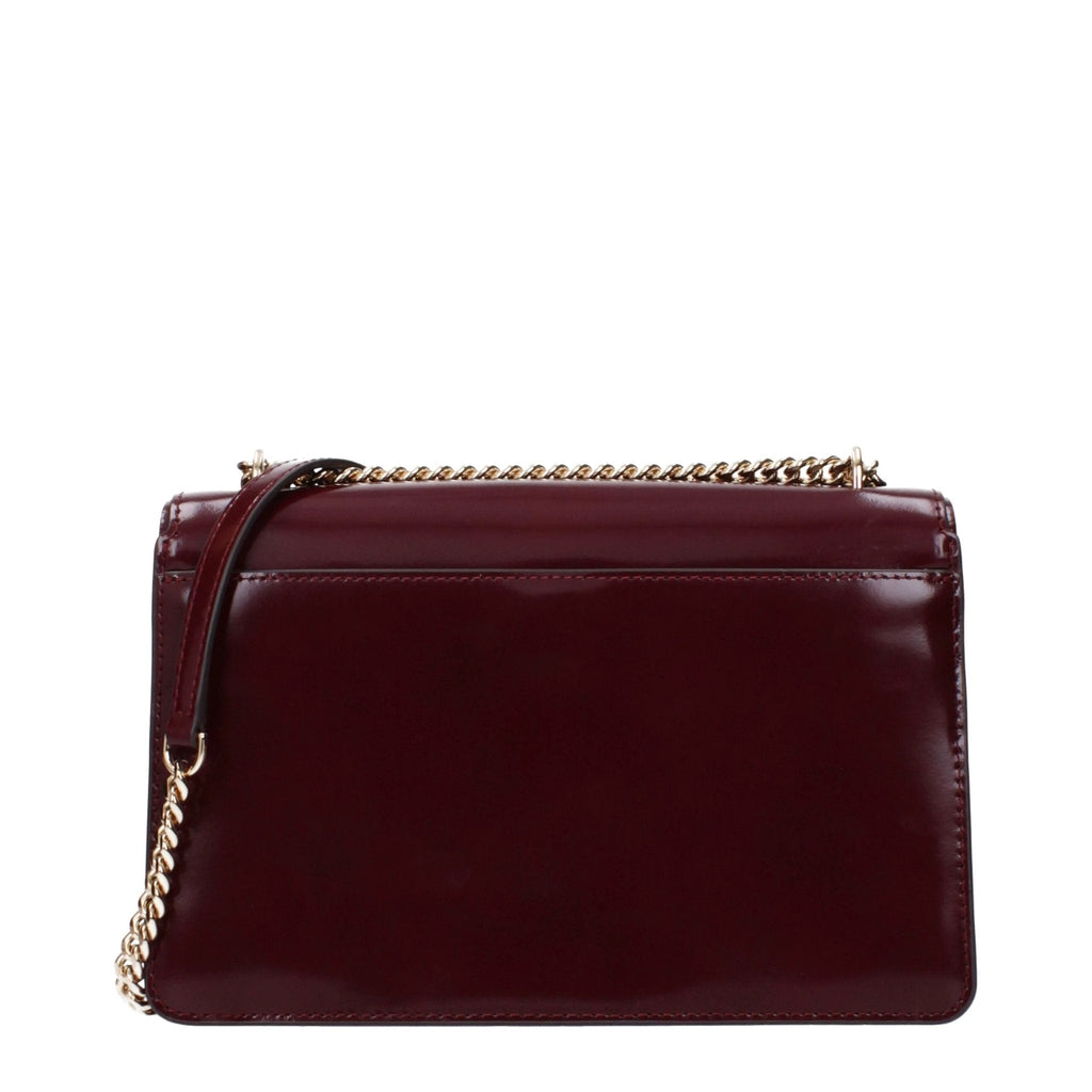 Tory Burch Red Leather Crossbody Bag