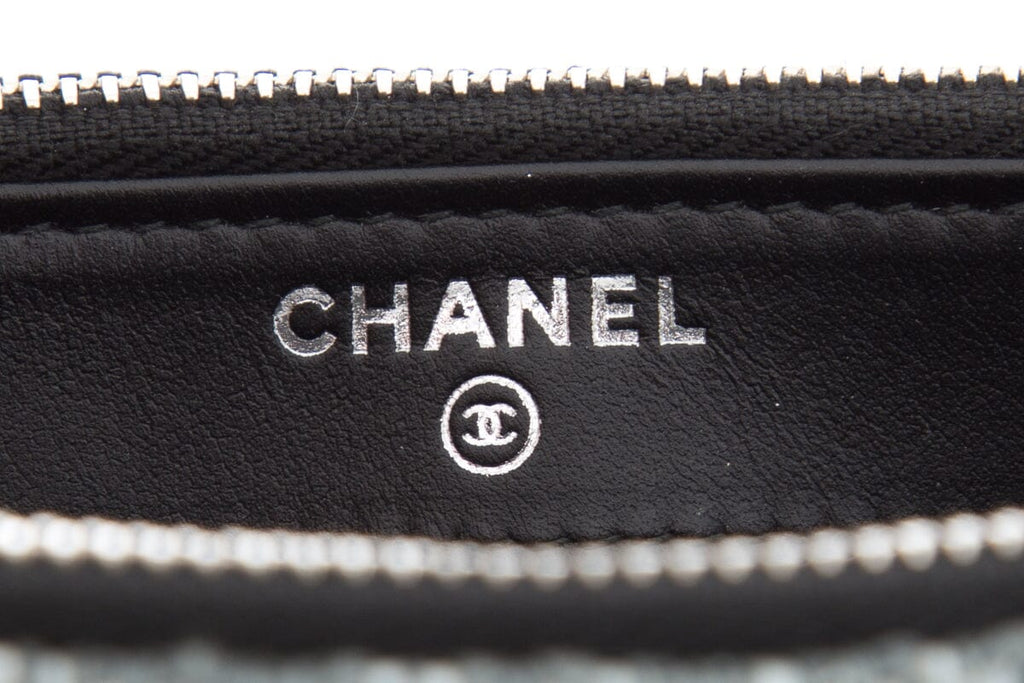 Chanel 2018 Grey Deauville Clutch on Chain Handbag