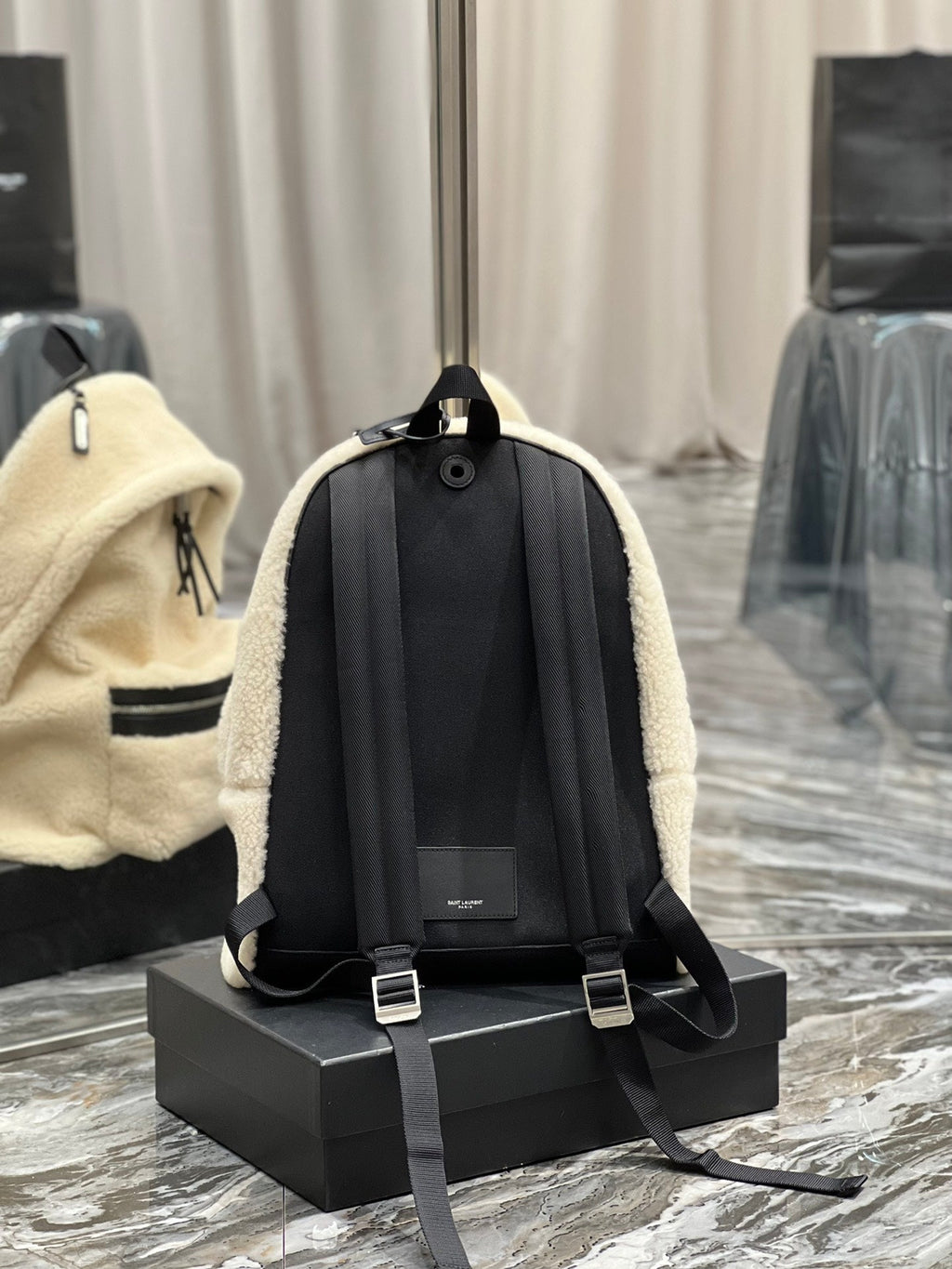 Top Quality Top QualityeeTop Quality Backpack Beige For Women, Women’s Bags 16.1in/41cm YSL