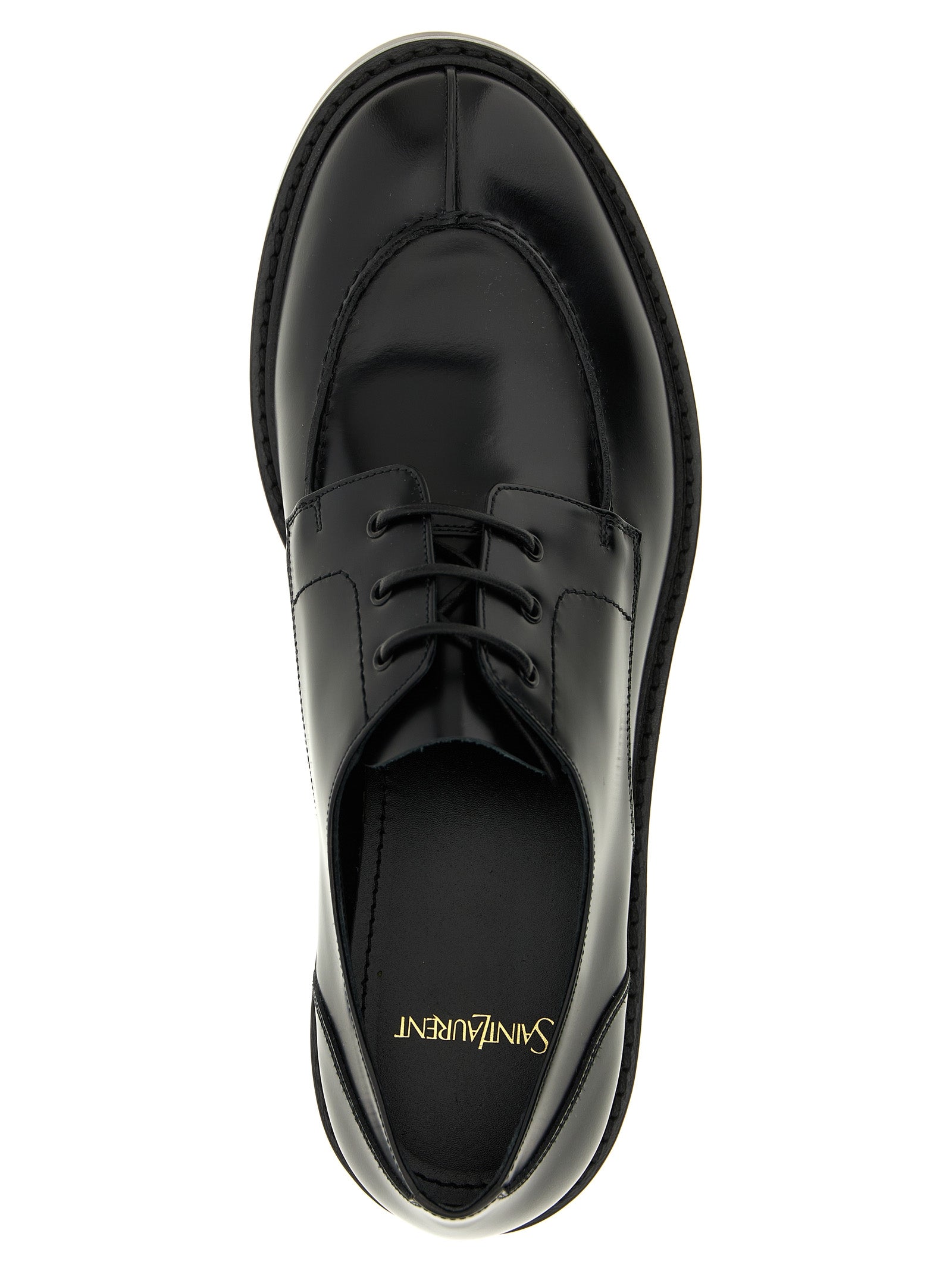 Saint Laurent Men's Lino Lace Up Shoes