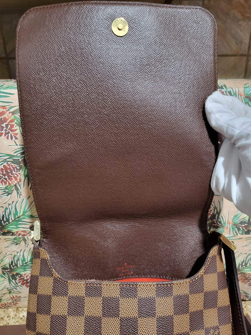 Musette Salsa PM Damier Ebene Shoulder Bag